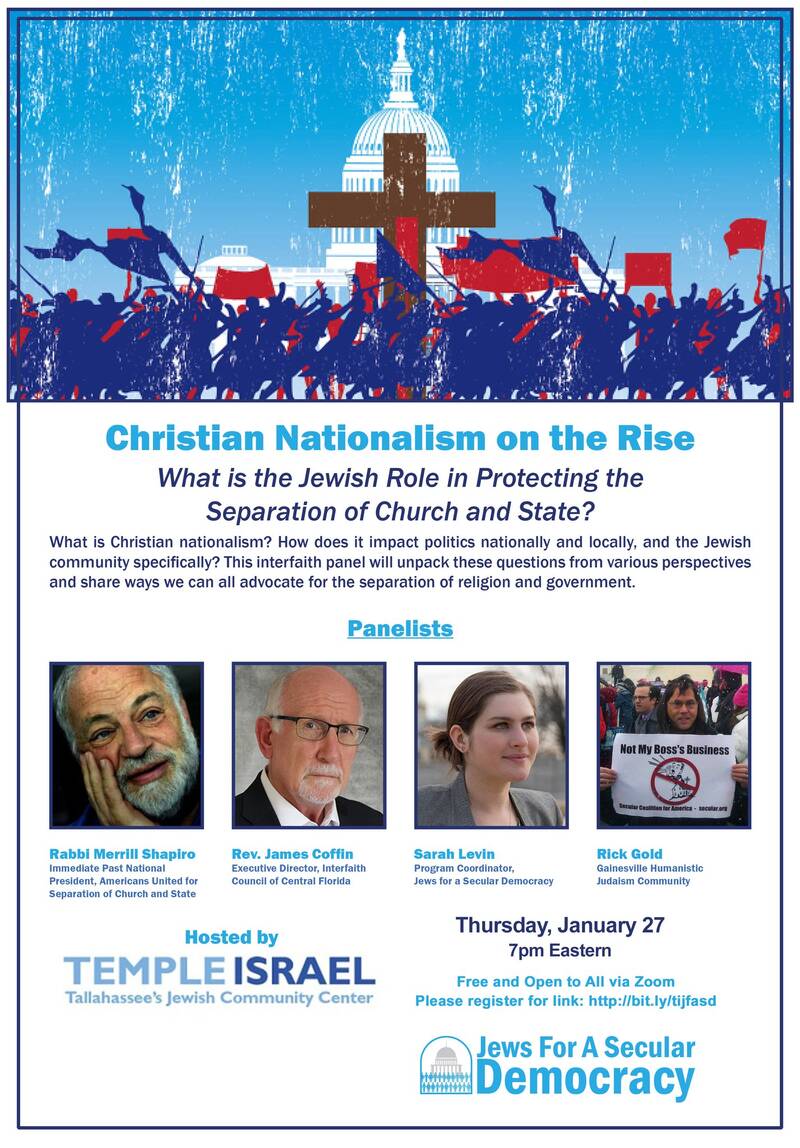 Banner Image for Challenging Christian Nationalism Virtual Panel