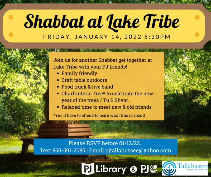 Banner Image for PJ Library Shabbat at Lake Tribe