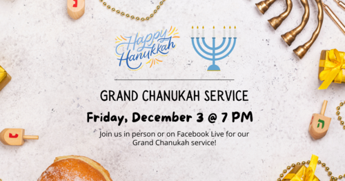 Banner Image for Grand Chanukah Service