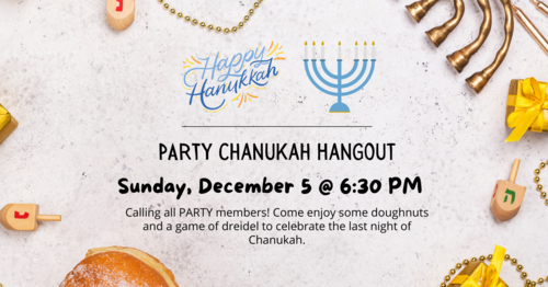 Banner Image for PARTY Chanukah Hangout