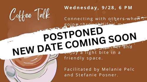 Banner Image for Coffee Talk - POSTPONED (New date coming soon)
