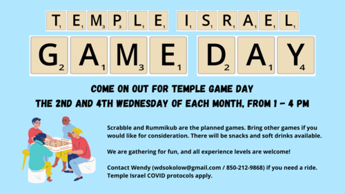 Banner Image for Temple Israel Game Day
