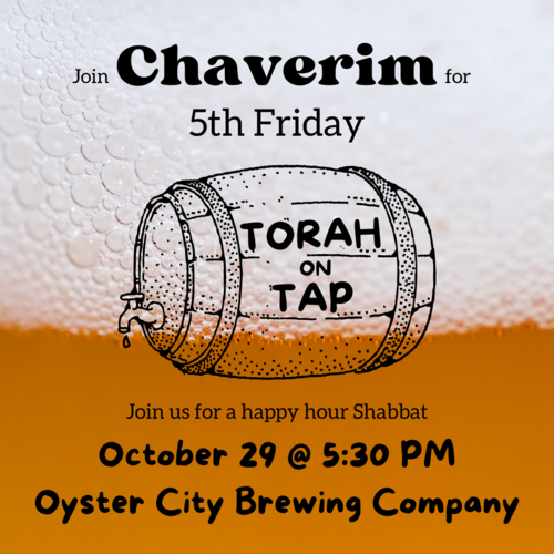 Banner Image for 5th Friday Torah on Tap with Chaverim