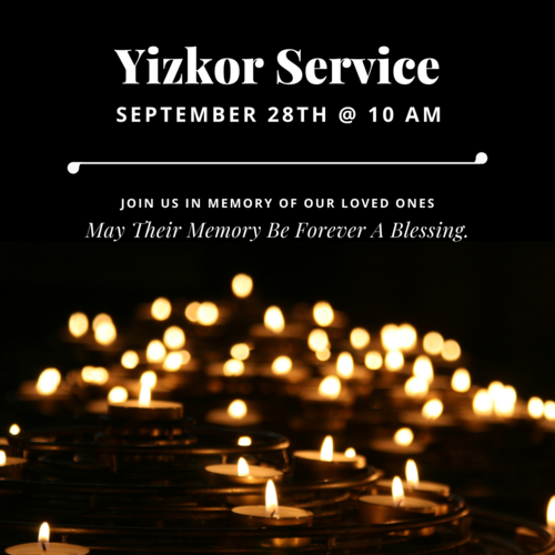 Banner Image for Yizkor Service